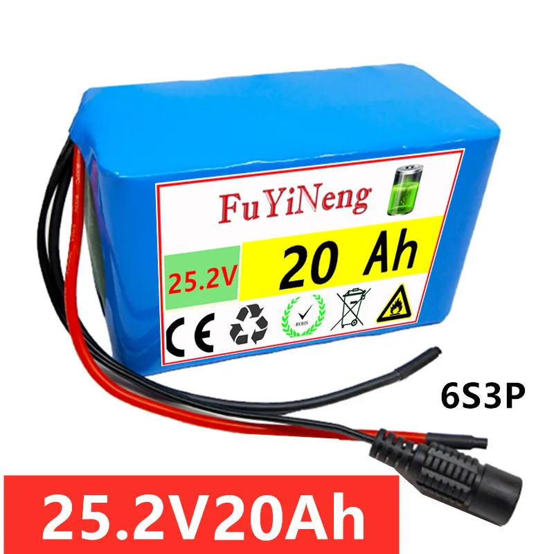

24v Battery 20Ah 6S3P 18650 Battery Lithium Battery 24 v Electric Bicycle Moped /Electric/Lithium Ion Battery Pack BMS Laudation