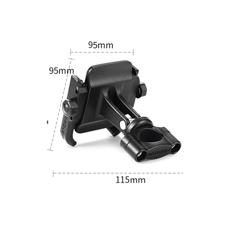 motowolf motor bike bicycle motorcycle cell phone holder 360 degrees rotation support bracket stand for iphone 12 11 pro huawei free global shipping