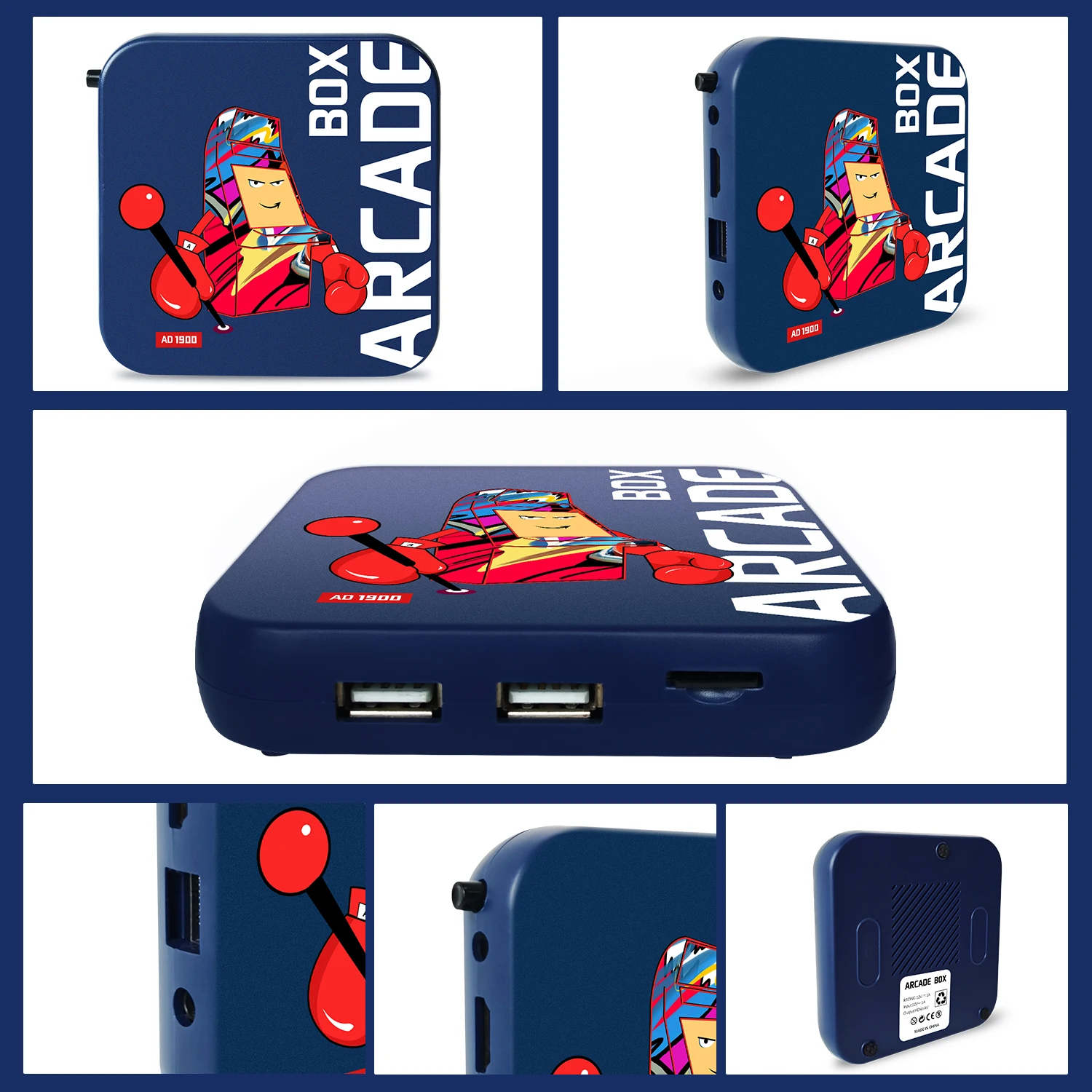 Arcade Box Game Console for PS1/N64/DC 256GB Game Box Classic Retro Video 50000+ Games Super Console 4K HD TV Projector Monitor