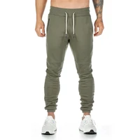 2021 european and american new trend mens casual sports pants pure color sportswear suitable for exercise crossfit fallwinter