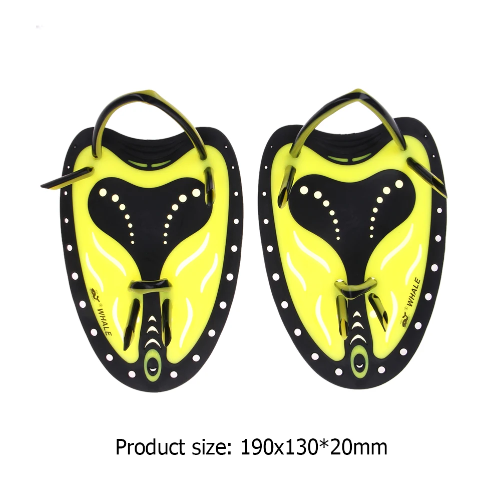 

Silicone Swimming Hand Webbed Diving Gloves Fin Flipper Water Learn Trainer Adjustable Swimming Paddle For Swimming Learn Gear