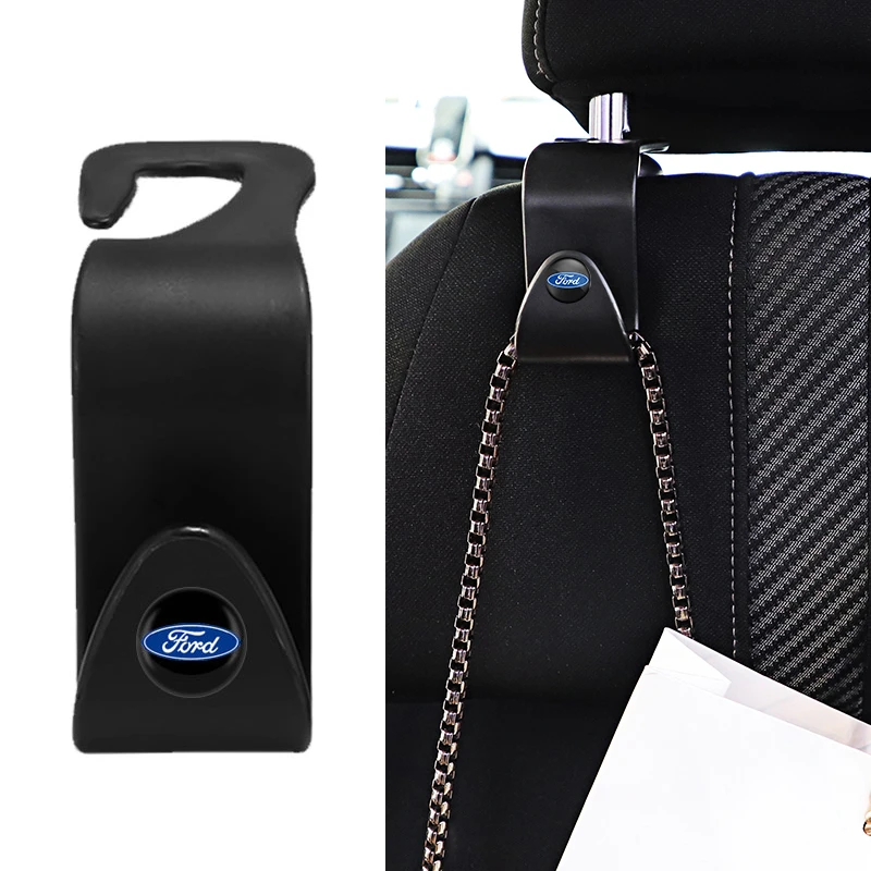 

Car Styling Seat Back Hook Hanging Bag Storage Holder Portable Accessories For Ford Fiesta EcoSport Escort Focus 1 2 3 mk2