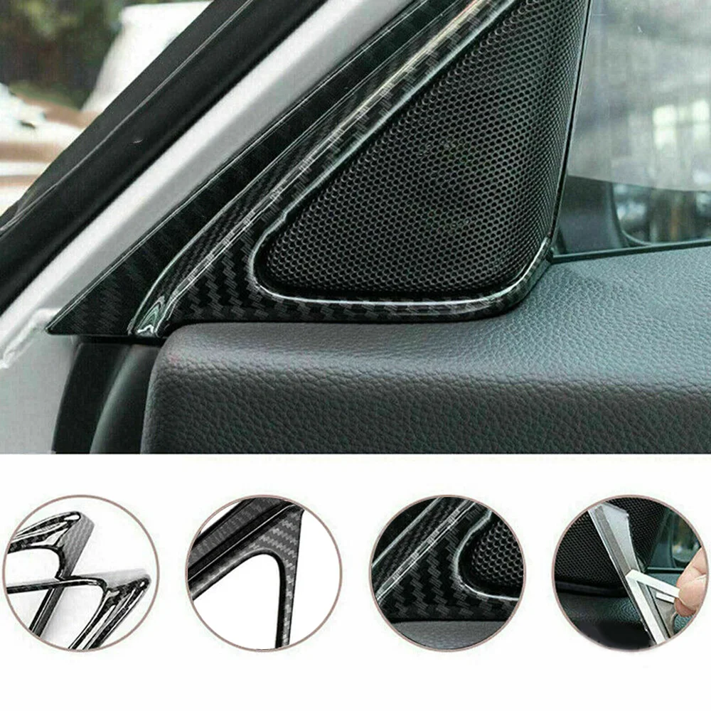 

Door Cover Trim Cover Trim Black ABS For Honda Accord 2018-2020 Brand new Durable
