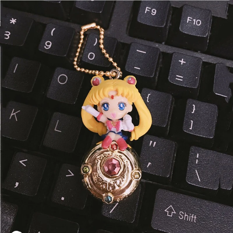 

Bishoujo Senshi Sailor Moon Animation Peripherals Toys for Girls Anime Model Keychain Cute Chiba Mamoru Sailor Chibi Chibi Gifts