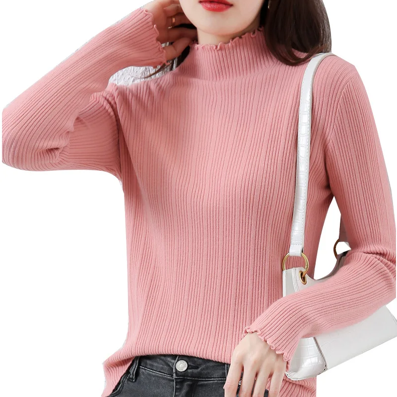 2020 Новинка Auricularia Semi-Kollen свитер женский самооблегающий 100 lap top bottom свитер для женщин от AliExpress WW