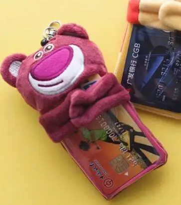 see chart IVYYE стежка белка медведь Lotso Аниме Кошелек для монет сумка для сменки монет мешочек кошелек карта ключ хранения подарки на день рождения - Цвет: see chart