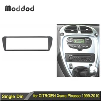 one din car radio fascia panel for citroen xsara picasso 1999 2010 headunit dash facia frame surround trim installation kit