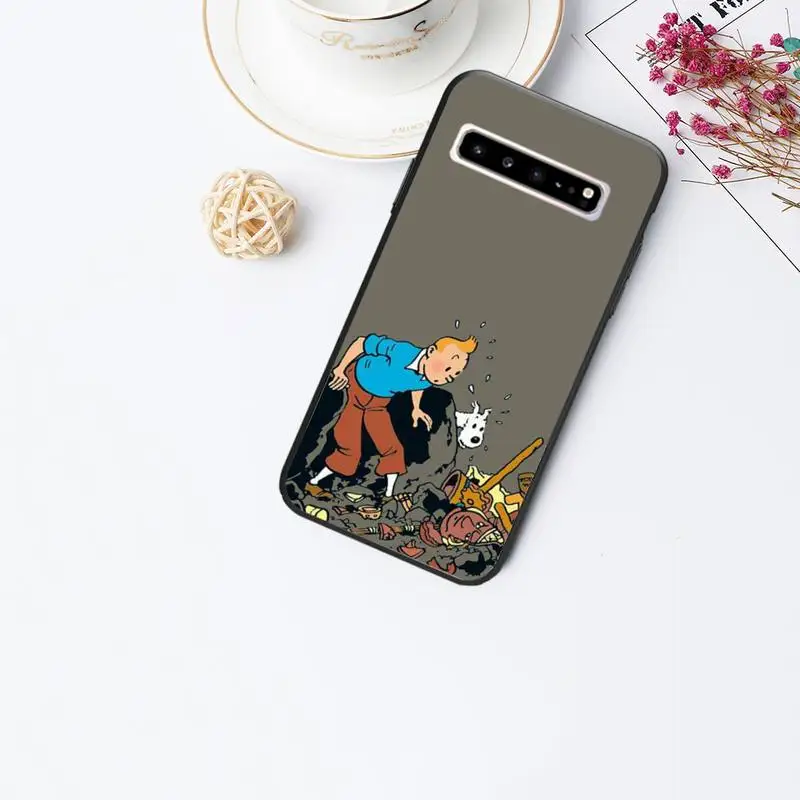 

The Adventures of Tintin Phone Case case coque samsung galaxy S7 S8 S9 S10e S20 PLUS Note 10 Pro PLUS LITE NOTE 20 UITRA