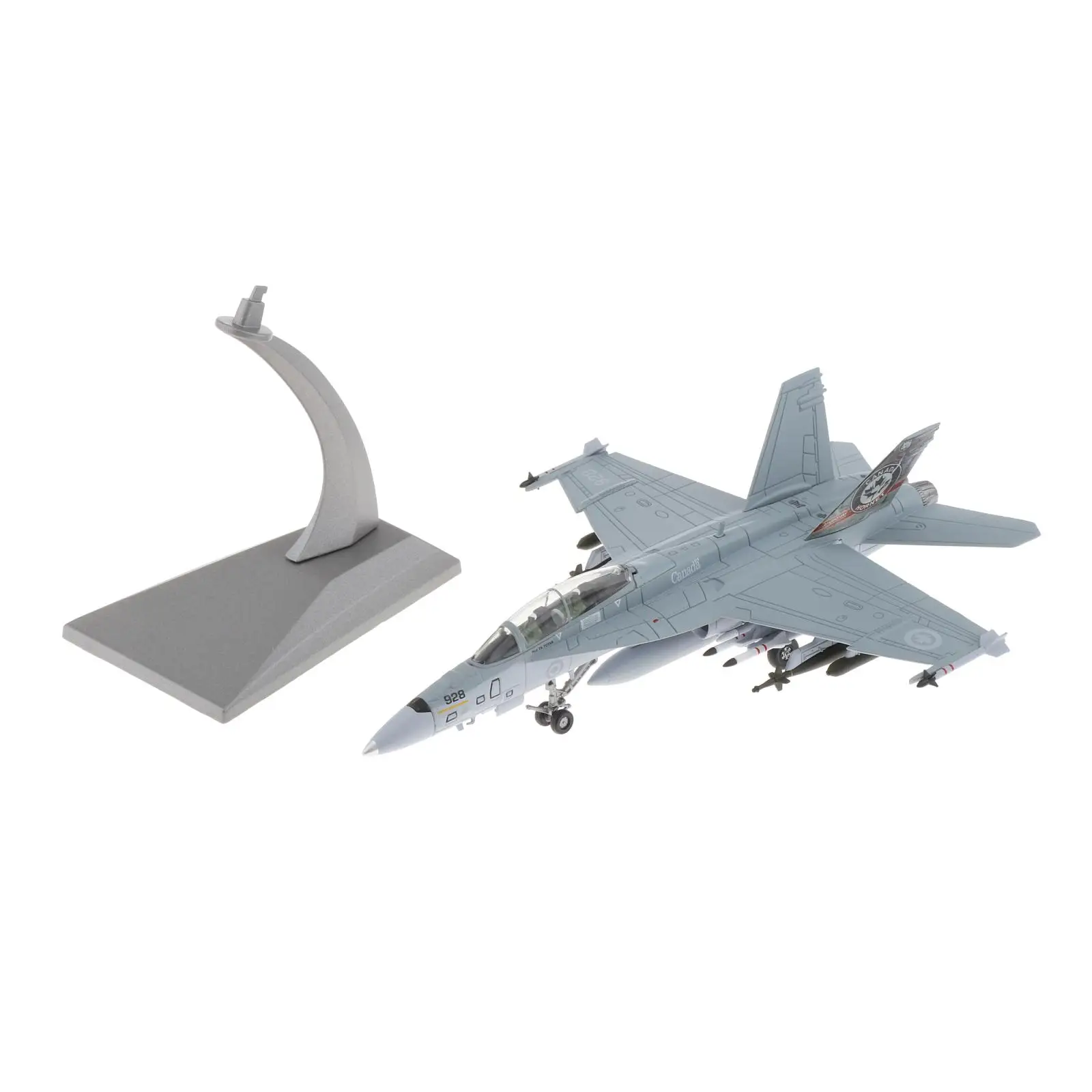 

1:100 F/A-18 Plane Model Kit Aircraft Diecast Model Collection Table Decor