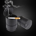 Оптовая продажа, портативная автомобильная пепельница, для дома и офиса, Бездымная пепельница, держатель цилиндра сигарет, высокая термостойкость