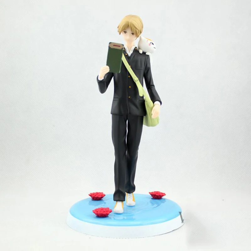 

Natsume Yuujinchou Takashi Natsume Action Figure Anime PVC Cat Teacher B Reward Collection Model Dolls Toys for Gifts 17cm