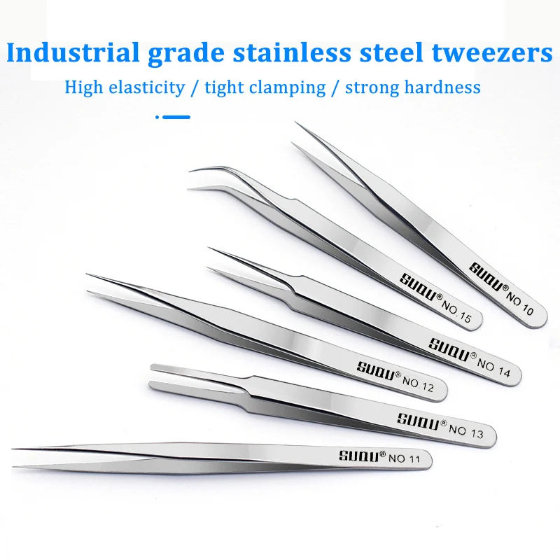 

stainless steel ï¼ŒESD antiestÃ¡ticas de acero inoxidable, herramientas rectas y curvadas para de, For industrial phone repair ind