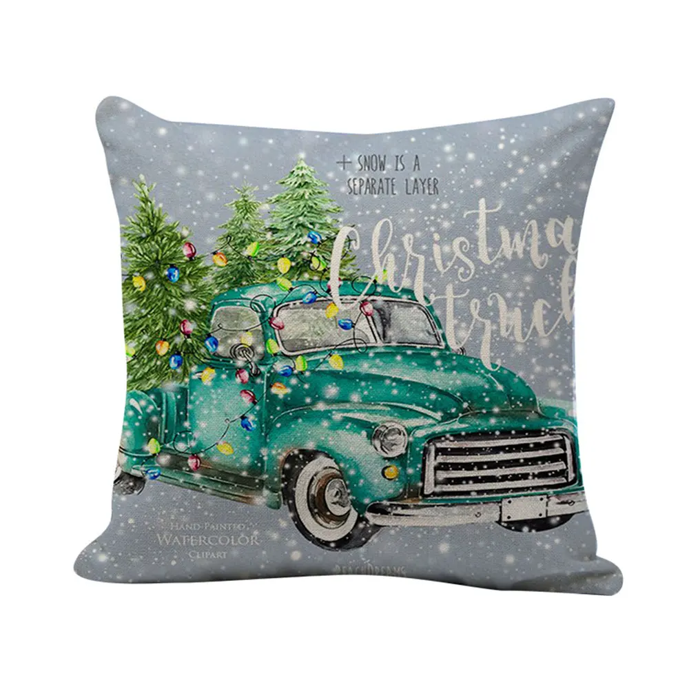 Наволочка Новая серия День благодарения автомобиль шаблон диван обнимает Офис