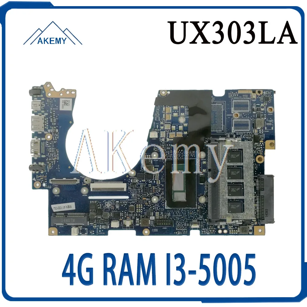 UX303LAB материнская плата 4G RAM I3 5005 CPU для For Asus UX303LA UX303LB UX303LN UX303L UX303 ноутбука
