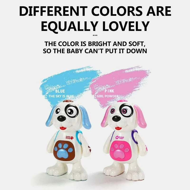 

Electric Music Dancing Remote Control Robot Dog Intelligent Boy Education Esture Induction Early Gift Toy Birthday Puzzle L6Z1