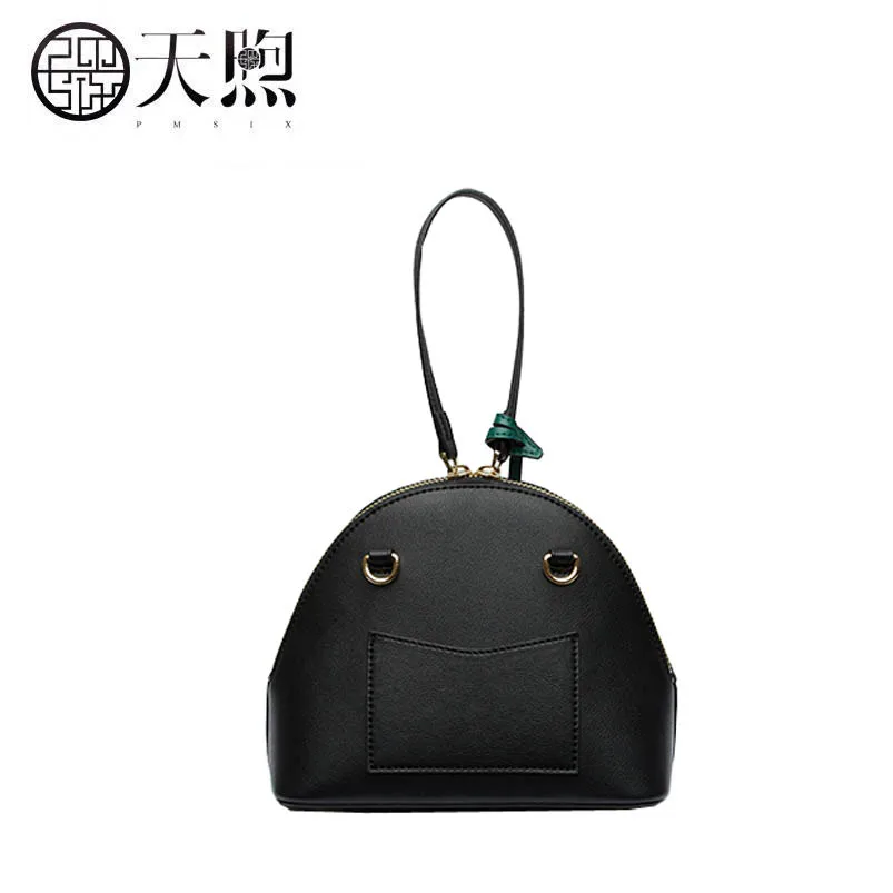Pmsix Новинка Улучшенная модная сумка из натуральной воловьей кожи Роскошная