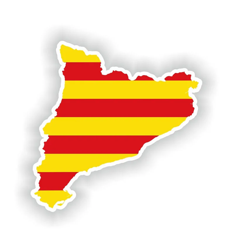 Креативные автомобильные стикеры Aliauto автостайлинг флаги catalon Map Светоотражающая