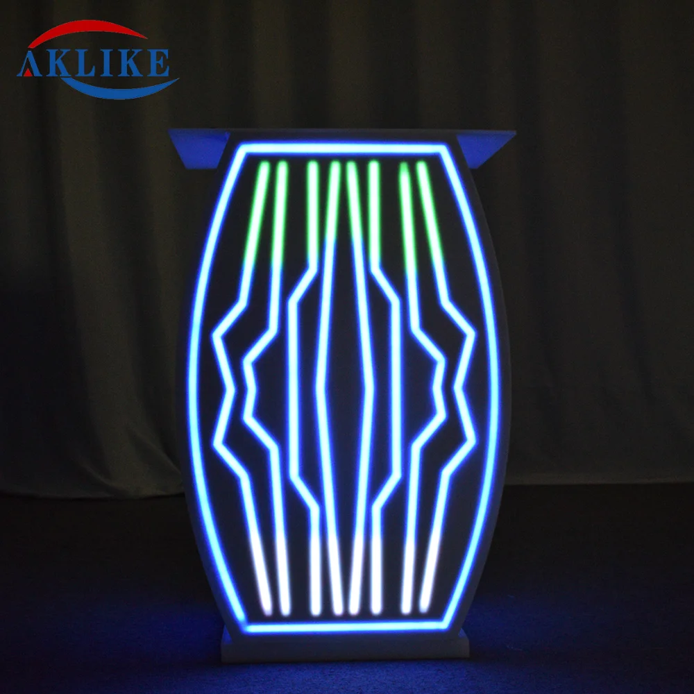 

Акриловый барный стол диски для диджеев микшер светодиодный светильник AKLIKE контроллер Dj стенд Консольный Стол красочный стойка для освети...