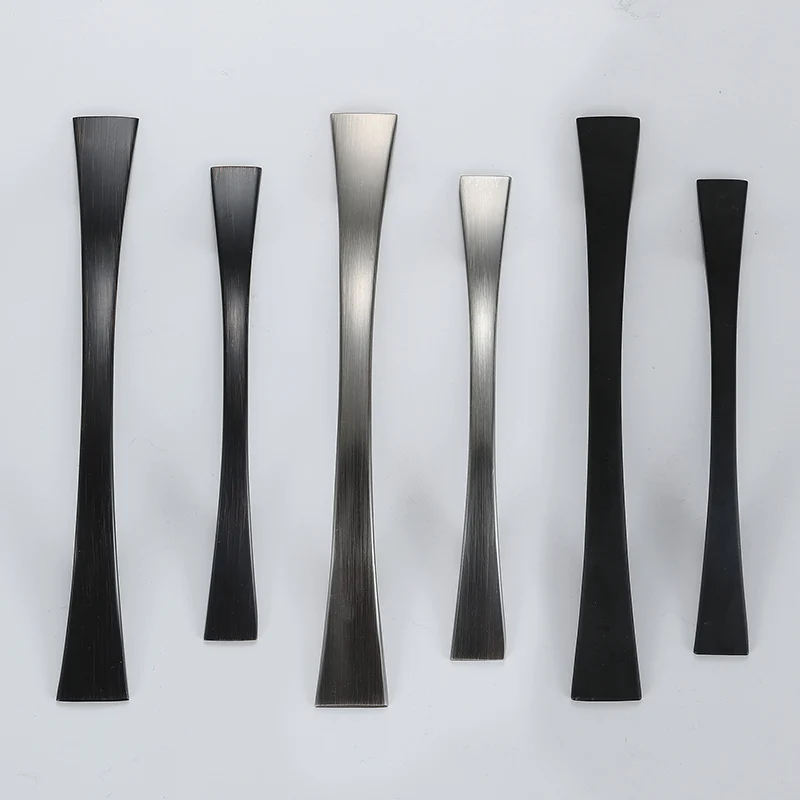 Современная минималистичная ручка в скандинавском стиле медный гардероб черный