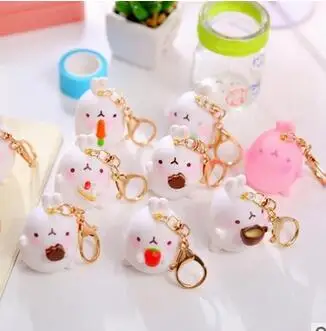 

Cute Rabbit Kawaii Keyring Charm Pendant Keychain Key Ring Chain Xmas Gift