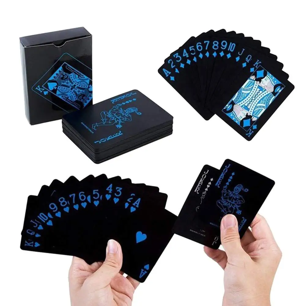 

Creative 54Pcs/Set Waterproof Poker Table Board Game Magic Prop Playing Cards