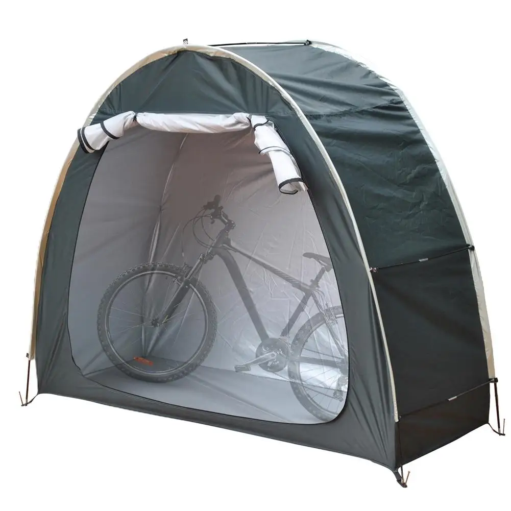 

Bicycle Tent Bike Camping Tent Storage Shed 210D Silver-coated Oxford Cloth Foldable Bike Storage Cover Shelter For Camping