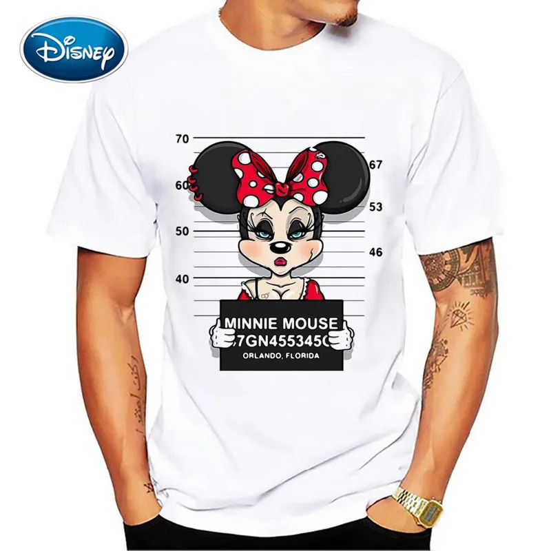 Футболка женская/мужская с героями Диснея короткая летняя рубашка рисунком