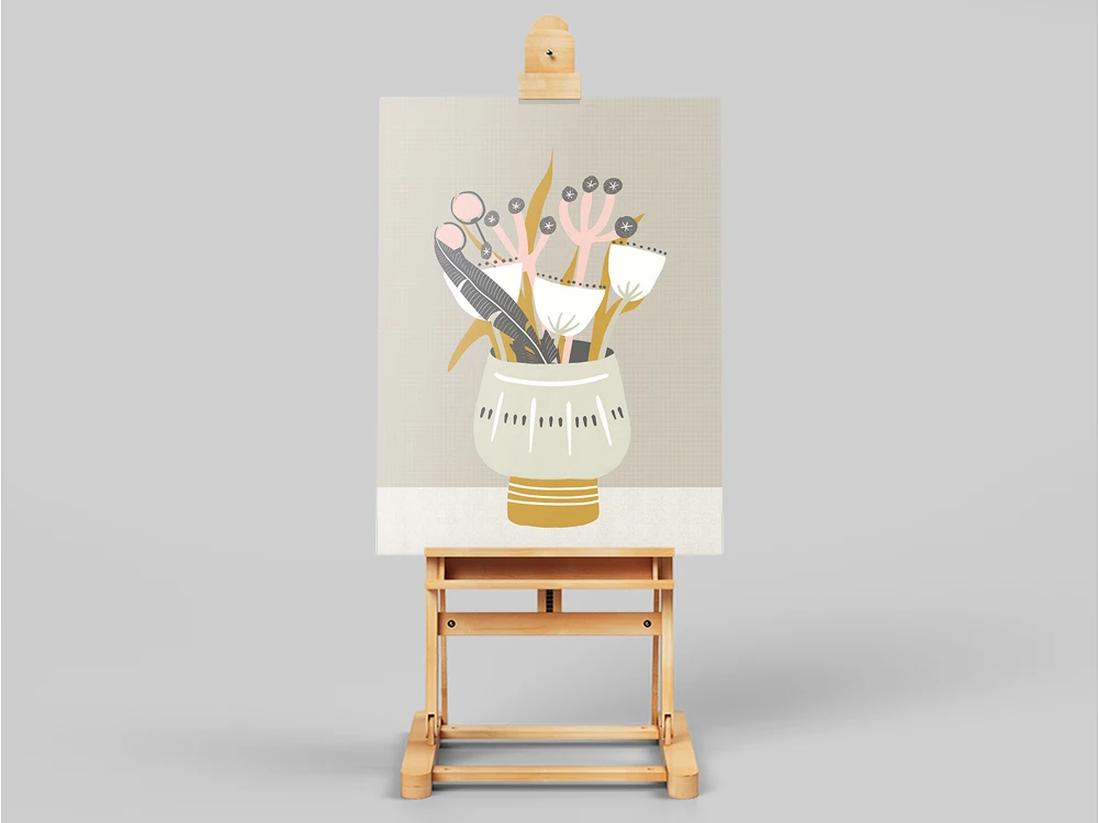 Настенное искусство среднего века фольклорное 60-е принты скандинавский