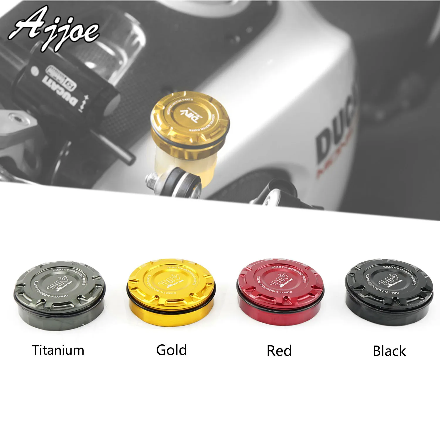 Мотоцикл задний резервуар тормозной жидкости Кепки для поездок на мотоцикле Ducati