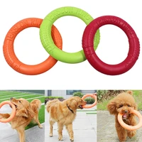 pet toy flying ring discs eva dog training puller resistant bite floating outdoor interactive game playing products supply