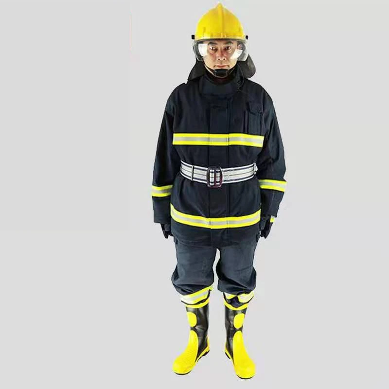 

Splash Fire Proof Work Protective Suit Chemical Industry Acid and Alkali Resistant Safety Protective Helmet and Gloves Boots