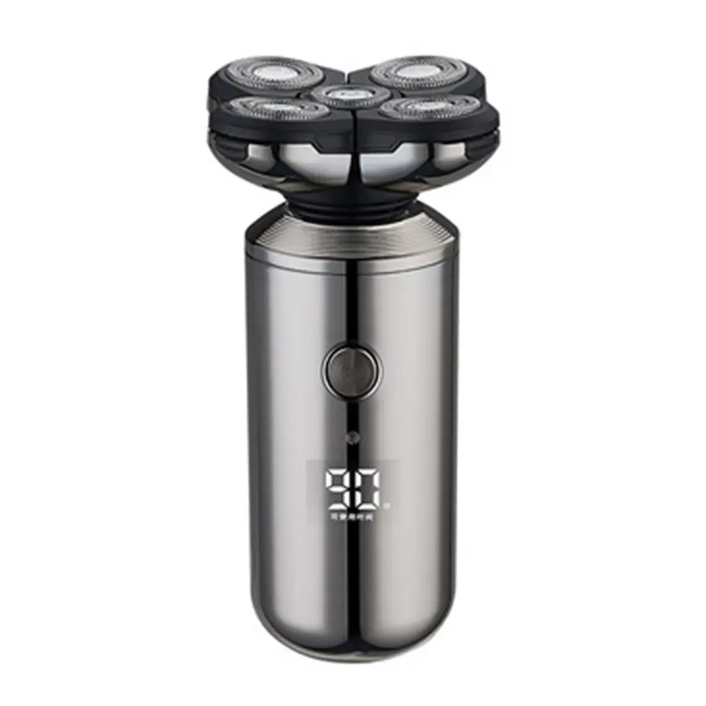 

Многофункциональная Водонепроницаемая бритва с USB-зарядкой и цифровым дисплеем, двойное кольцо