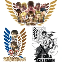 anime wings patches on clothes iron on transfers for clothing thermal stickers attack on titan military thermoadhesive patches