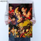 Постер из крафт-бумаги, 50x35 см, аниме, коллекция персонажей