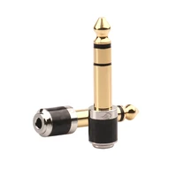 6 35mm jack audio connector 3 pole carbon fiber speaker diy stereo headset gold plated wire connector repair earphone plug
