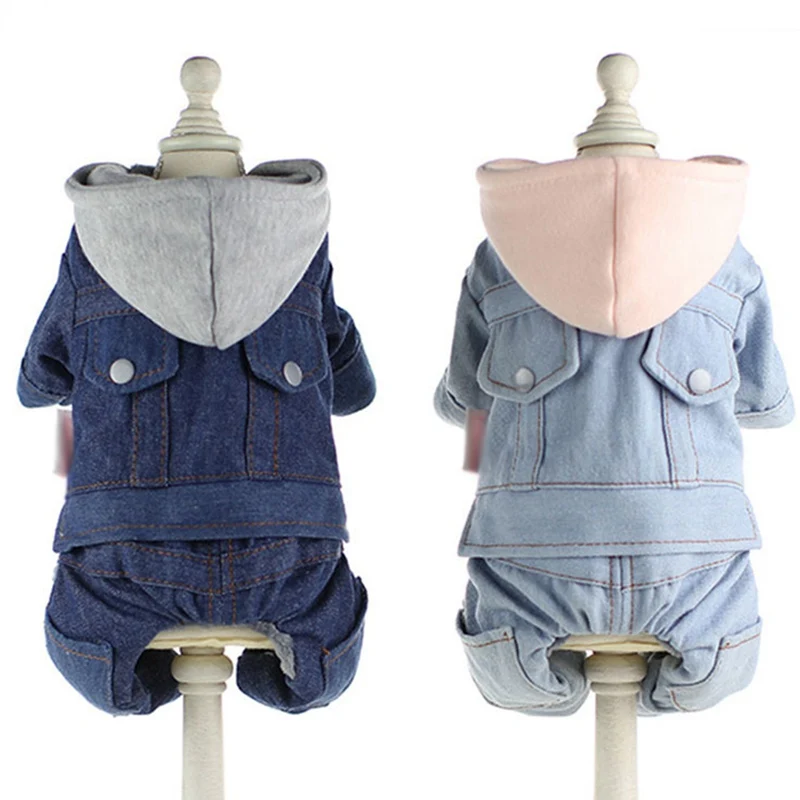 Pet утолщение 4 брюки с широкими штанинами теплая джинсовая куртка зима холодная