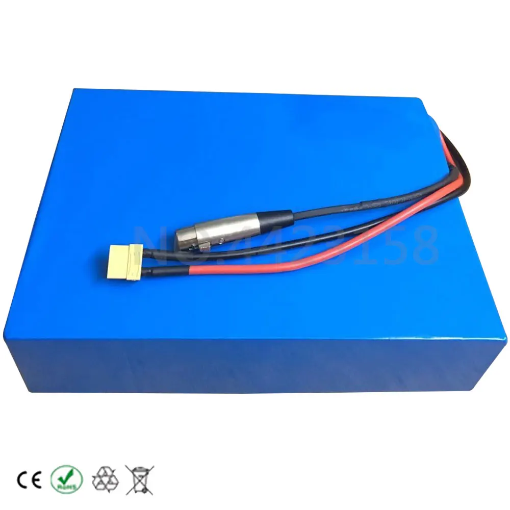 ЕС США без налога 48 в 2000 Вт Электрический велосипед батарея 35 Ач литиевая В с 50A BMS