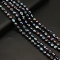 100 natural freshwater black pearl beads irregular loose pearls bead for jewelry making diy charm bracelet necklace accessories