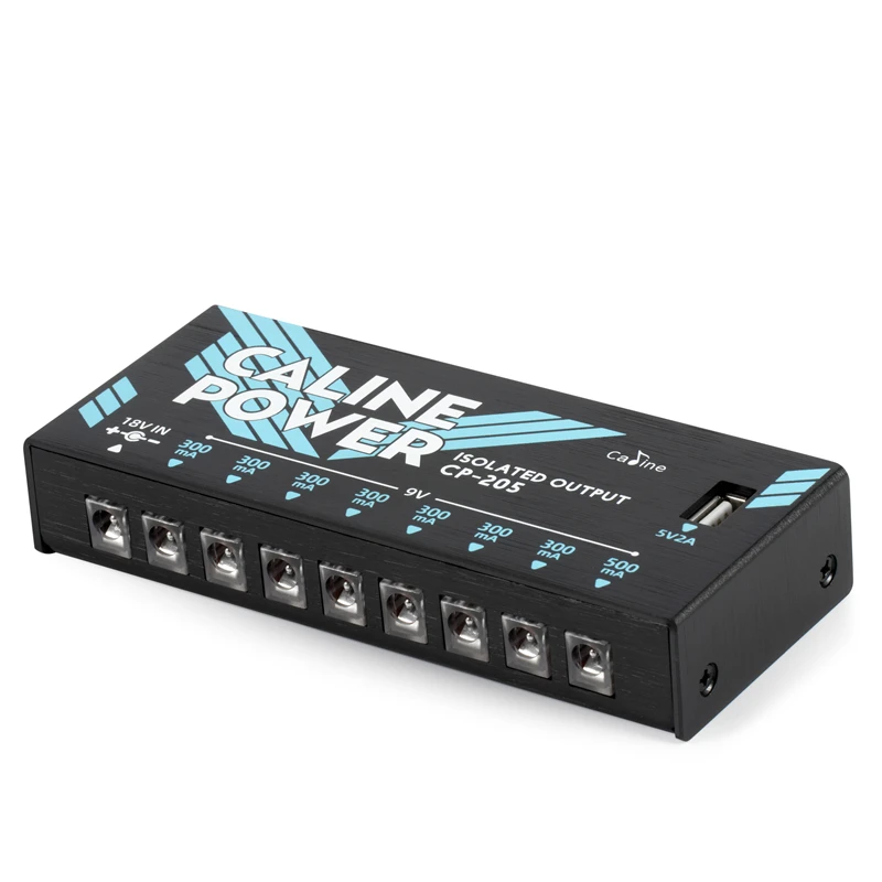 Caline CP-205 настоящий изолированный блок питания прозрачный постоянного тока с 8