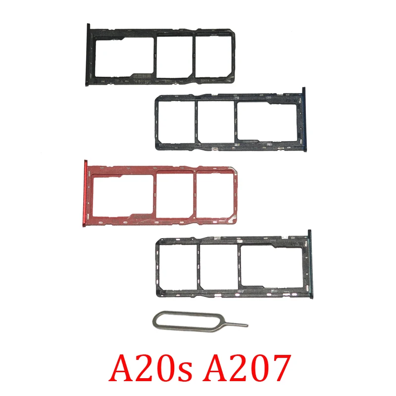 Телефон SIM SD карты лотки для Samsung Galaxy A20s A207F A207M A207 оригинальный телефон чип со
