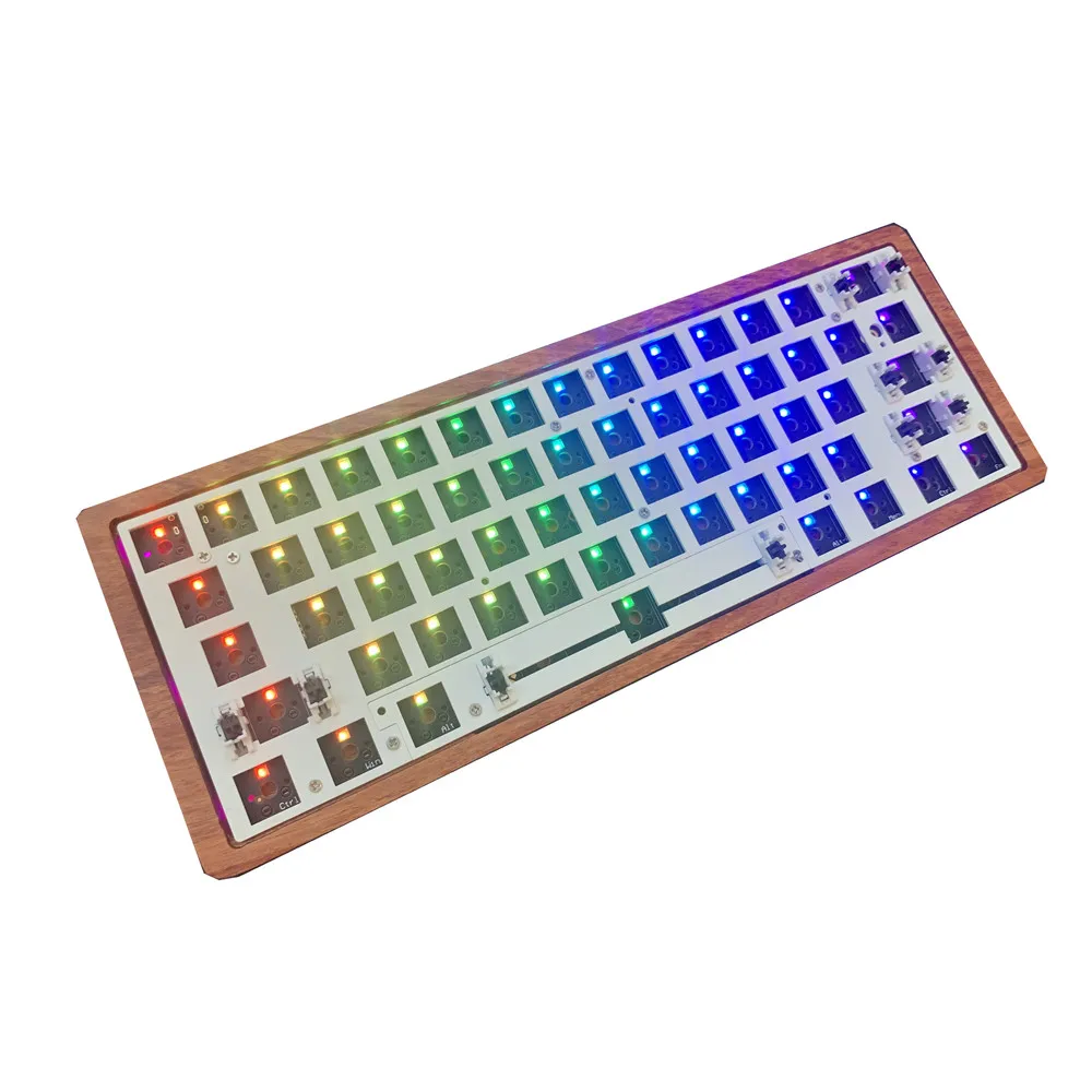 GK61X Mechanical Keyboard DIY Kit Hotswap GK61 Upgrade Version 60% Compatible Cherry MX Gateron Kailh Switches | Компьютеры и офис