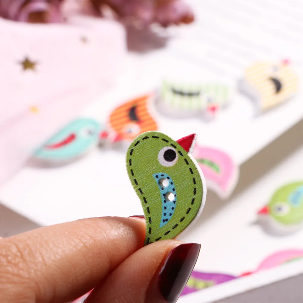 10 шт./1 набор деревянные пуговицы с 2 отверстиями|Пуговицы| |