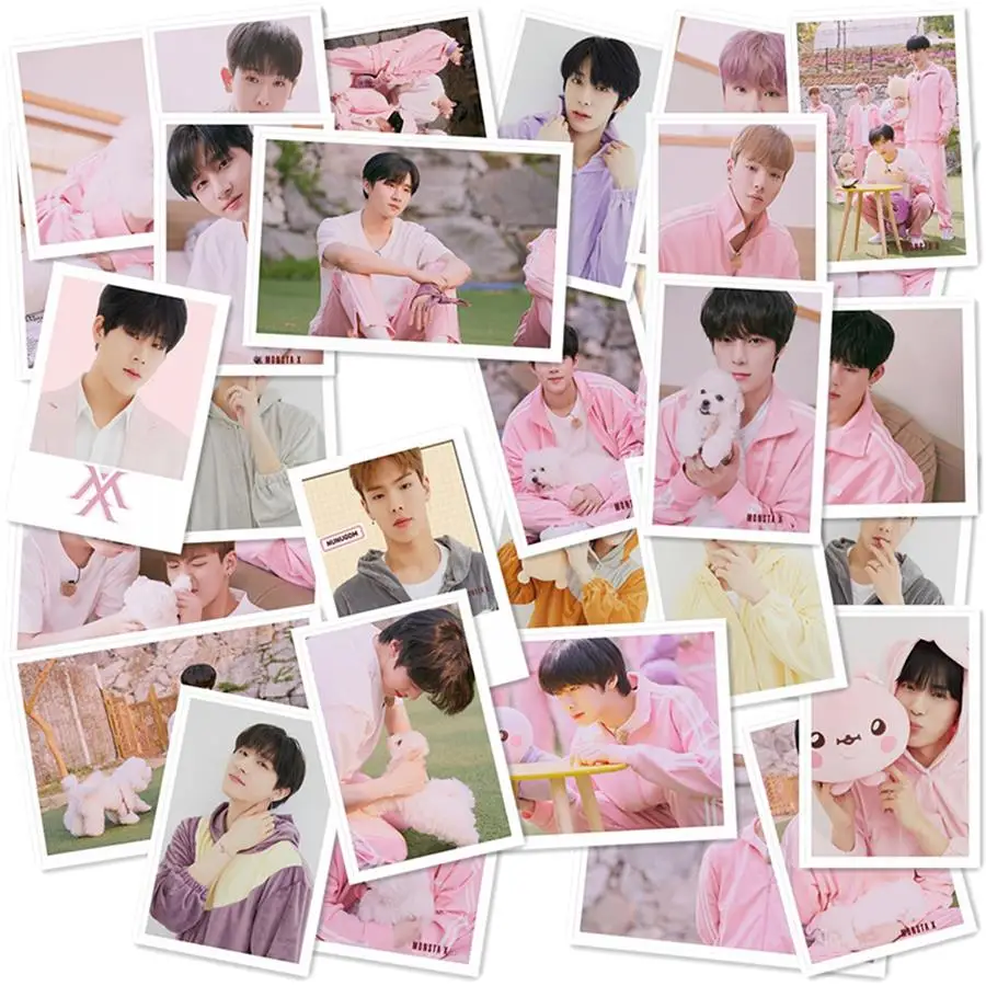 Kpop Monsta X Twotuckgom HD Коллекционная Фотокарта Shownu I M Polaroid Lomo фото карта Kihyun 40 шт