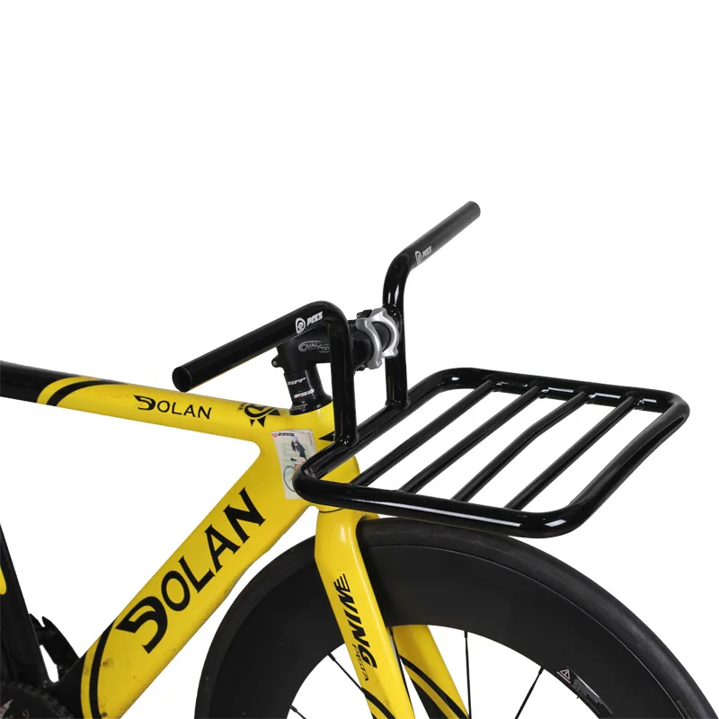 

Bicycle Borderless Basket With 31.8mm Handlebars Fixed Gear Bike Aluminium Panniers Cycling Carryings Holder Riding Basket