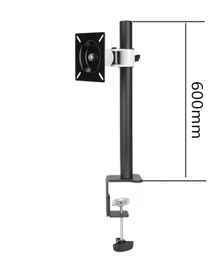 DL-TS300-60 DL-TS300-40 поворотный зажим со стальным основанием для одного компьютера монитор стенд ЖК-кронштейн для монитора настольный компьютер настольная подставка - Цвет: DL-TS300-60