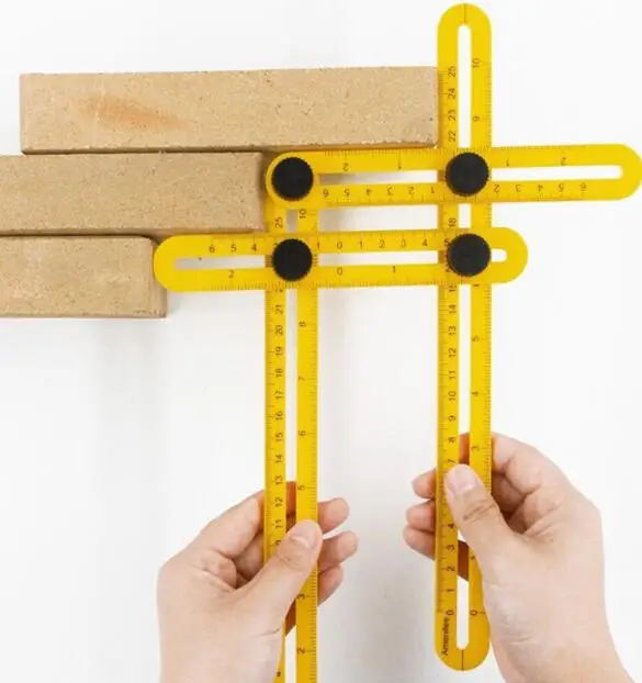 Набор линейки ручной инструмент практичные четыре складные пластиковые