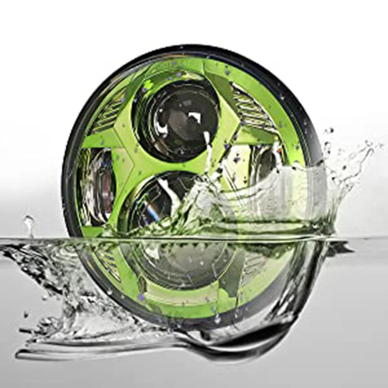 

5.75 Inch Round LED Motorcycle Headlight 51W 5-3/4 Inch for Sportster Iron 883 Street Rod Street Glide