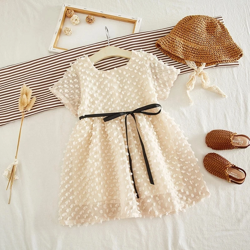 

Humor Bear New Summer Fashion Girls Princess Dress Elegant Baby Girl Lace Dress Kids Girls Birthday Party Dress Toddlers Clothes