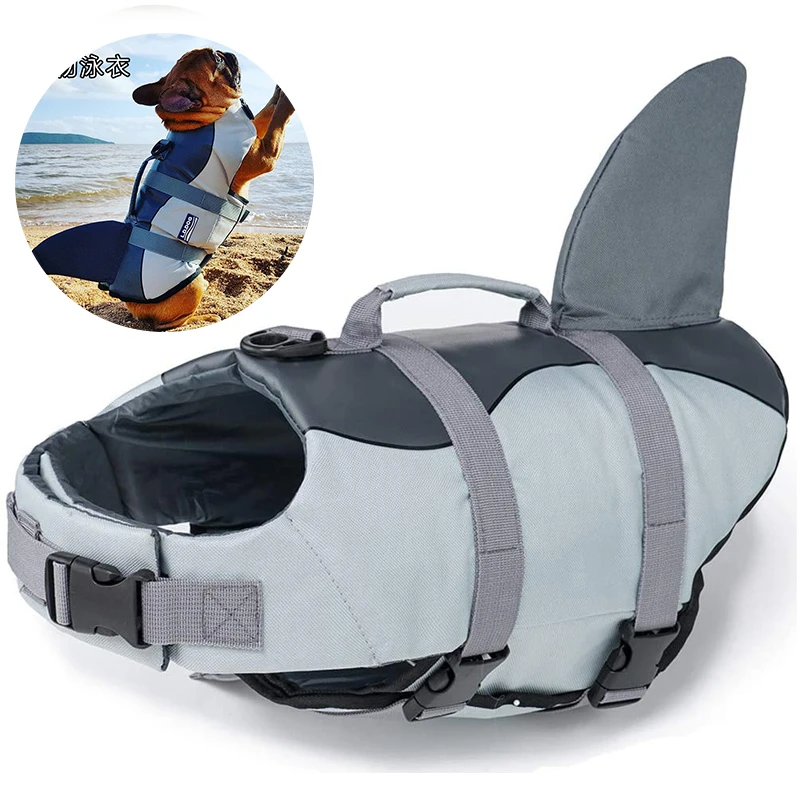 

Summer Pet Dog Life Jacket Vest Outdoor Oxford Cloth Dog Swimsuit Adjustable Breathable Pet Surf Beach Dog Swimsuit Pet Supplies