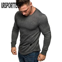 ursporttech brand fashion mens long sleeve t shirt spring autumn casual vintage solid color slim tops blouse homme tshirt m 3xl